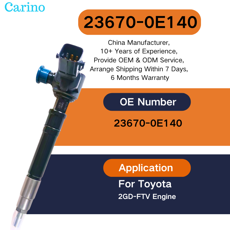 23670-0E140 Inyector de combustible diésel